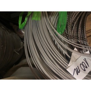 cáp thép bọc nhựa 3 ly, 3mm (ruột cáp inox)