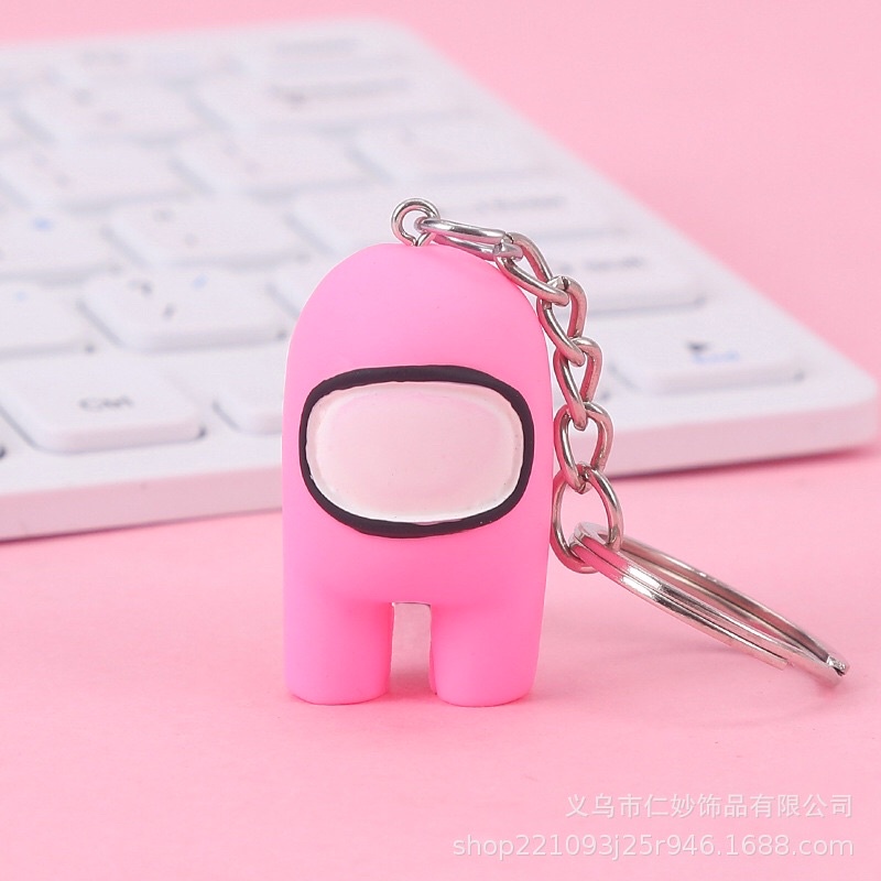 Móc khoá hình among us dễ thương nhiều màu, quà sinh nhật cho bé, đồ lưu niệm