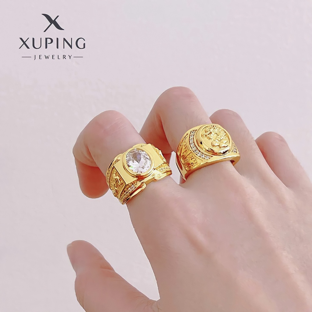 Nhẫn Nam Xuping Chính Hãng, Mạ Vàng 24K, Phong Cách Châu Âu/Châu Mỹ - XPN01(N)