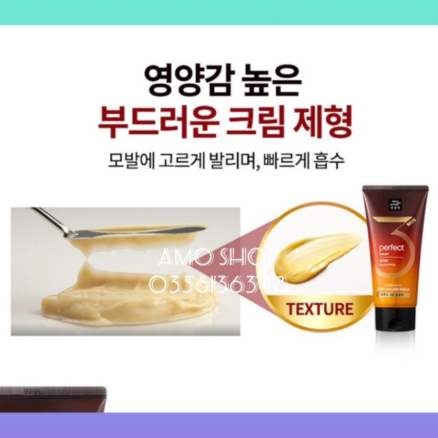 [MẪU MỚI 2021] Kem ủ tóc 3 phút Mise en sence Perfect Serum 3 minutes 300g | BigBuy360 - bigbuy360.vn