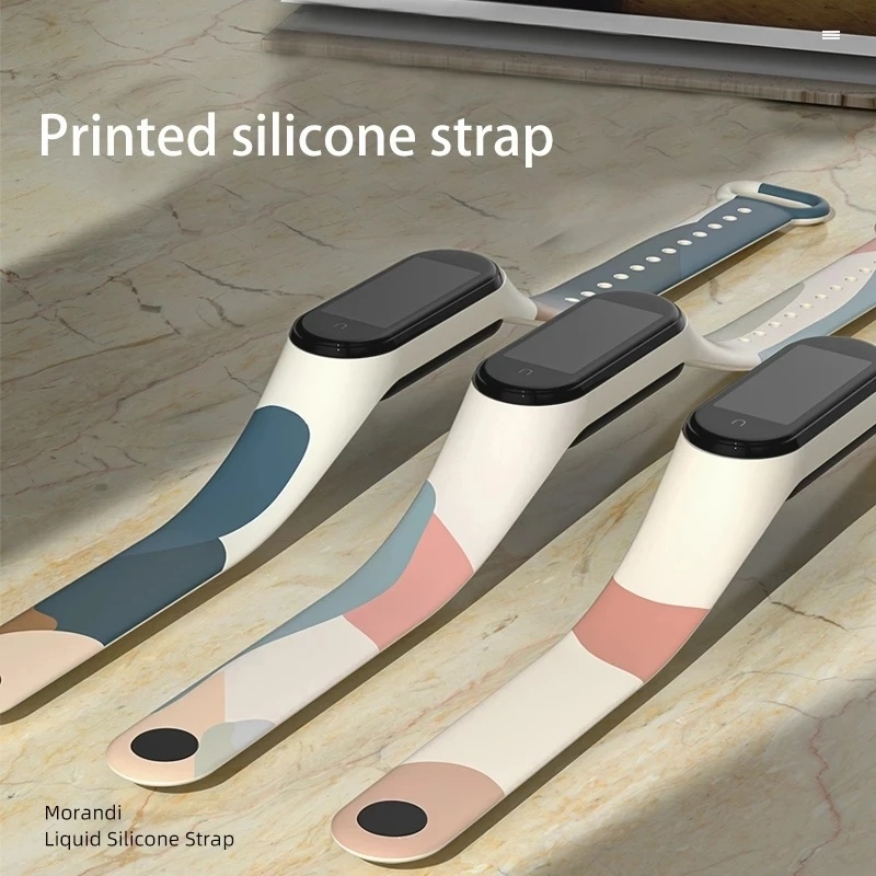 Dây Đeo Tay Thay Thế Bằng Silicone Mềm Cho Xiaomi Mi Band 6 5