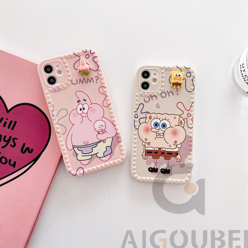 Cartoon pattern case for iPhone 12 11 Pro Max XS Max XR 8 7