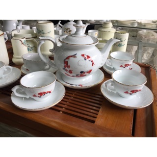Bộ tách trà phú quý ( nhiều mẫu) cao cấp Bát Tràng