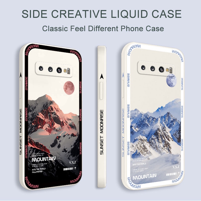 Ốp Điện Thoại Mềm Họa Tiết Bình Minh Sáng Tạo Cho Samsung Galaxy S10 S10E Plus S9 Plus