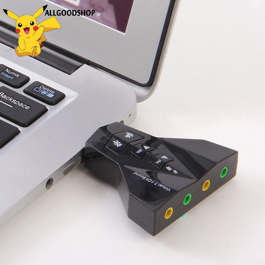 Bộ Chuyển Đổi USB to Sound 3D Virtual 7.1 Hình Phi Thuyền Azone