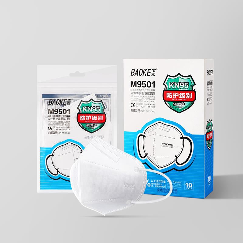 Khẩu Trang Kháng Khuẩn MASK 3 lớp BAOKE MP9501