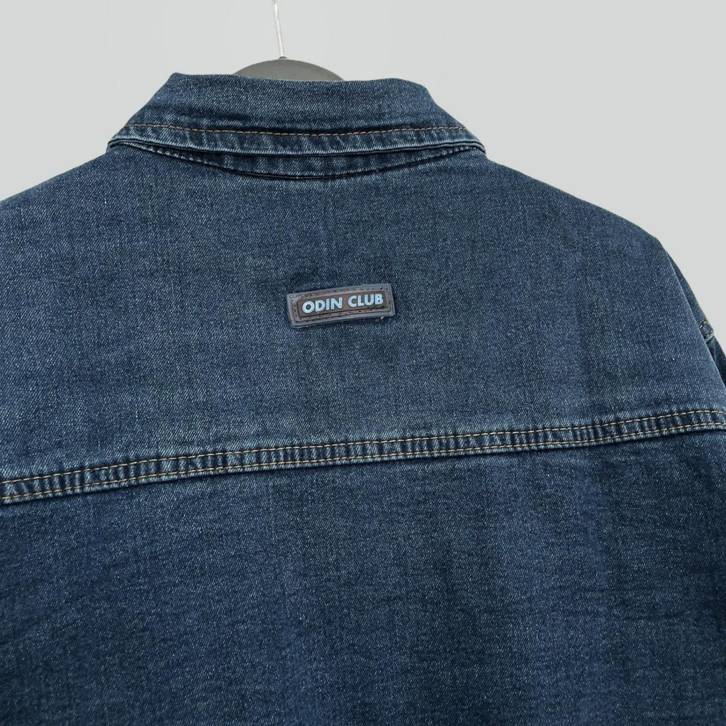 Áo Sơ Mi Dài Tay Denim ODIN CLUB, Áo sơ mi dài tay form rộng nam nữ, Local Brand ODIN CLUB