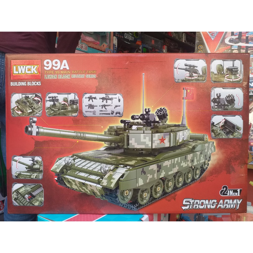 Đồ chơi lắp ráp mô hình Xe tăng quân sự (945 mảnh) Lego Strong Army- China Navy Missile 90001