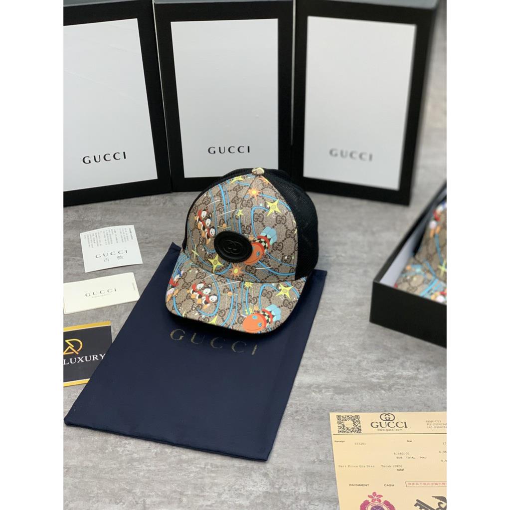 Nón gucci vịt cao cấp, mũ lưỡi trai nam nữ form dáng chuẩn hoa văn đường chỉ sắc nét GCVIT-01