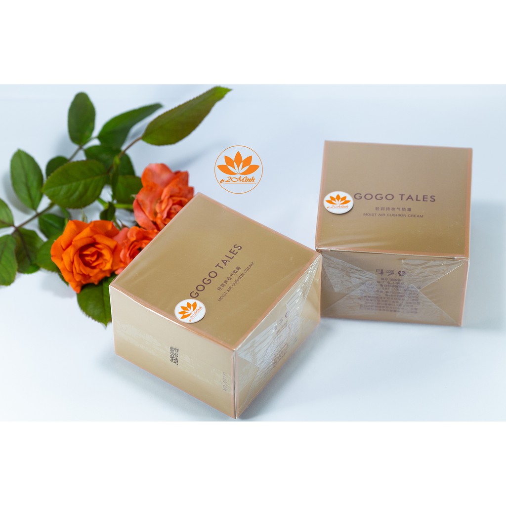 GOGO TALES - Cushion Moist Air Cushion Cream - Phấn nước che khuyết điểm kiềm dầu dưỡng da | BigBuy360 - bigbuy360.vn