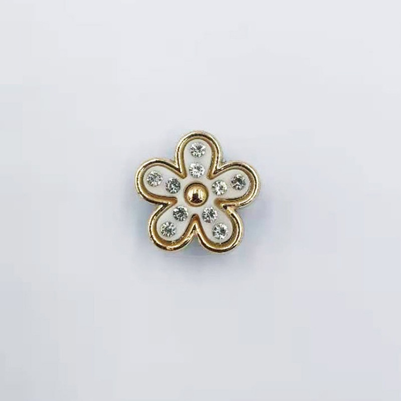 Phụ Kiện Trang Trí Giày Hình Hoa Đính Ngọc Trai Xinh Xắn