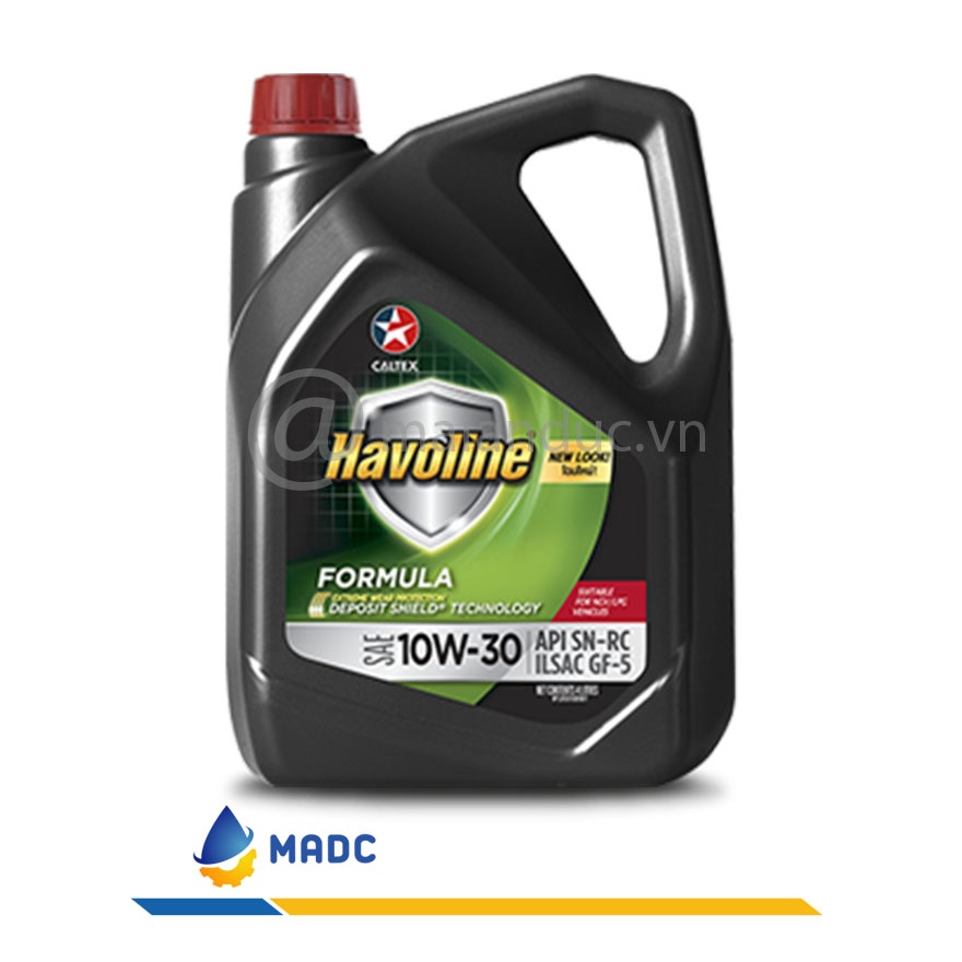 Nhớt Oto 10W30 Havoline ILSAC/GF-5 SN 4L - Máy xăng