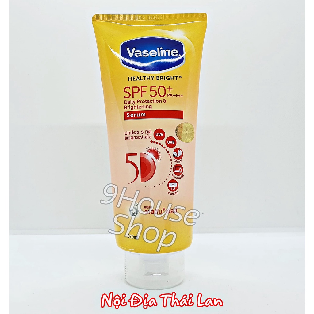 01 Dưỡng thể Vaseline 50X SPF50 Thái Lan