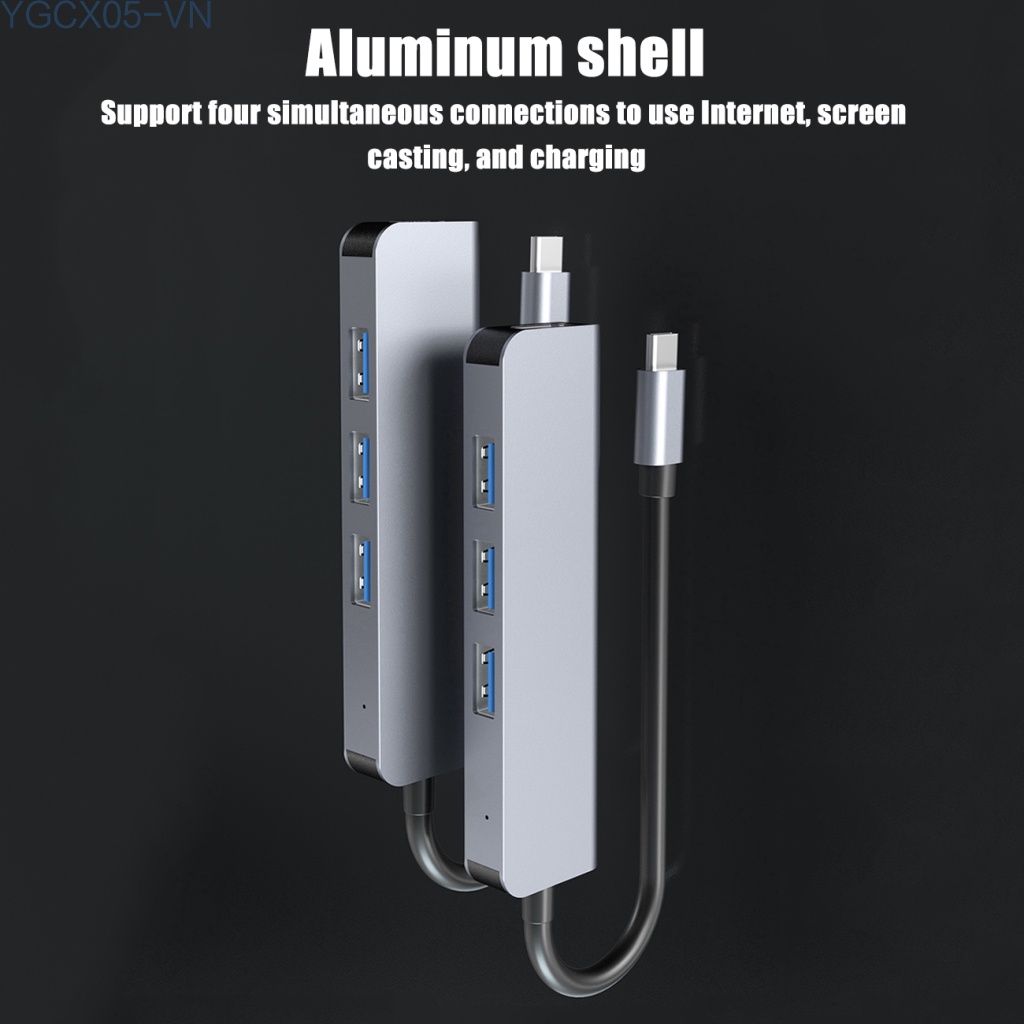 Bộ Chuyển Đổi Usb C Sang 4k Hdmi 4 Trong 1 Tốc Độ Cao 5gbps Usb 3.0 Hub Cho Laptop | BigBuy360 - bigbuy360.vn