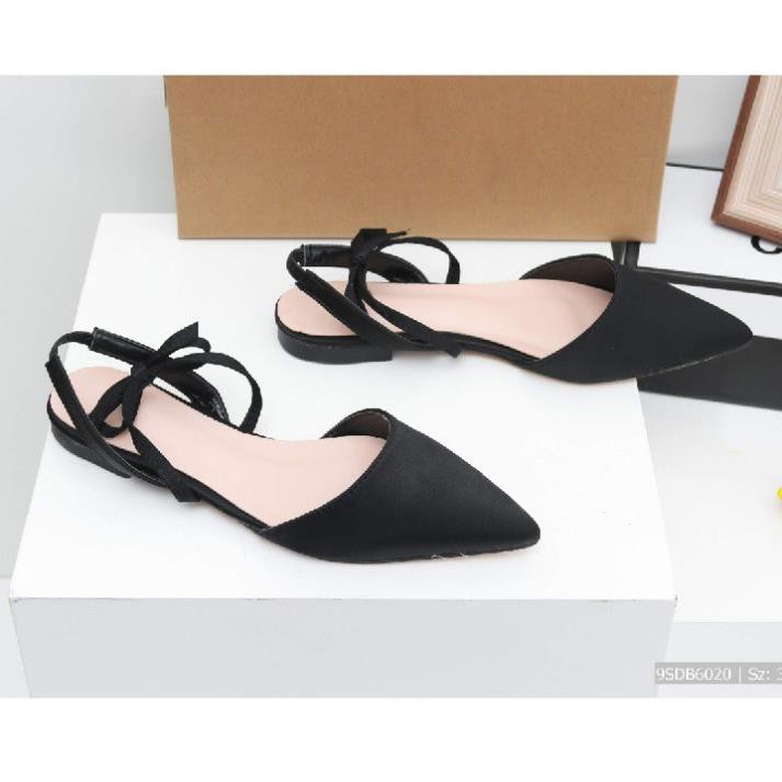 Sandal nữ quai thắt lơ, mũi quai chun - B2 | BigBuy360 - bigbuy360.vn