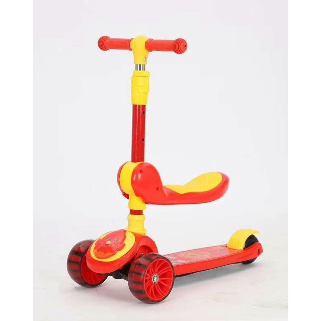 Xe Trượt Scooter 3in1 cho bé trai, bé gái có ghế ngồi, 3 bánh xe