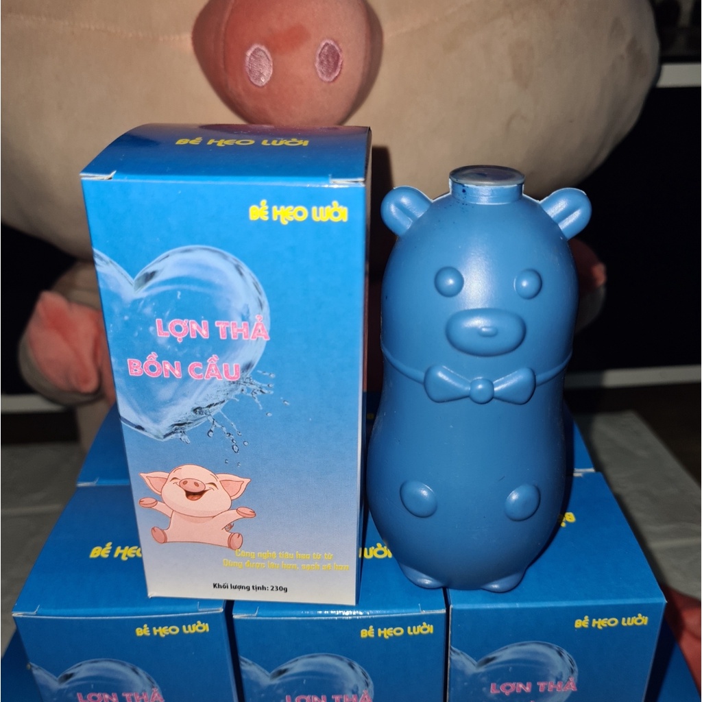 [MẪU VIỆT NAM ] Lọ Thả Bồn Cầu Hình Con Lợn Khử Mùi Hôi Diệt Vi Khuẩn Gấp 40 Lần, mẫu mới 2021
