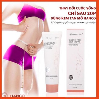 Combo tan mỡ hanco tặng kèm túi nilong+ dụng cụ đánh+ thước dây