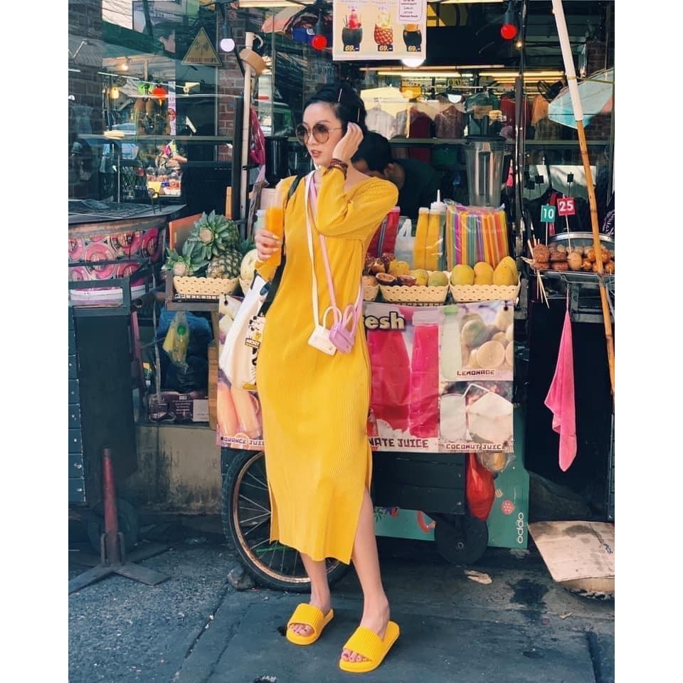 DÉP NHỰA SỌC THÁI DẺO ĐI TRONG NHÀ SIÊU HOT