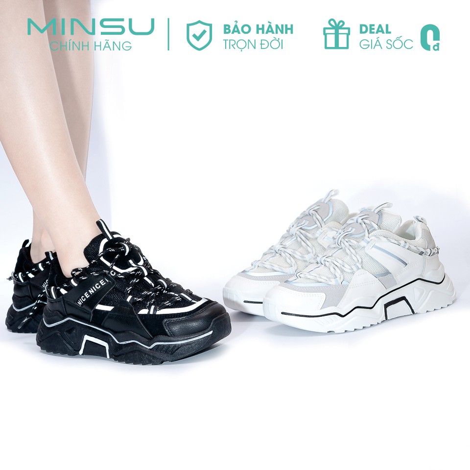 Giày Thể Thao Phản Quang MINSU CENICE M3801, Giày Sneaker Nữ Phản Quang Hot Nhất 2020 Thiết Kế Độc Đáo Cực Chất Ngầu | BigBuy360 - bigbuy360.vn