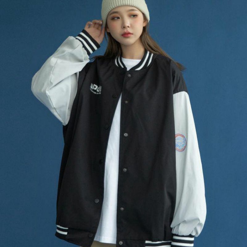 Áo Khoác Dù Nam Nữ Bóng Chày BADGE TP05 Cao Cấp Màu Sắc Siểu KUL  - ĐĂNG QUANG FASHION