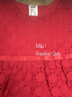 Váy ren đỏ HM