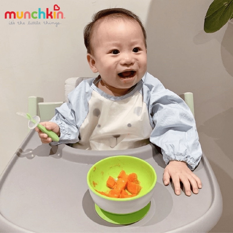 Bộ 2 thìa silicone tập hút chống hóc Munchkin