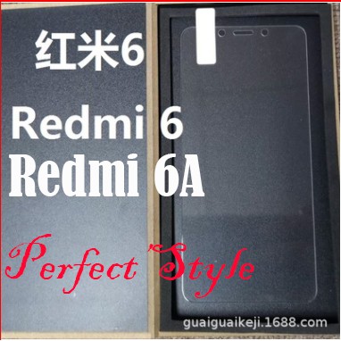 Combo kính cường lực và ốp lưng silicon xiaomi redmi 6a