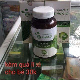 Tinh bột hẹ heta Q - kèm quà lì xì 30k