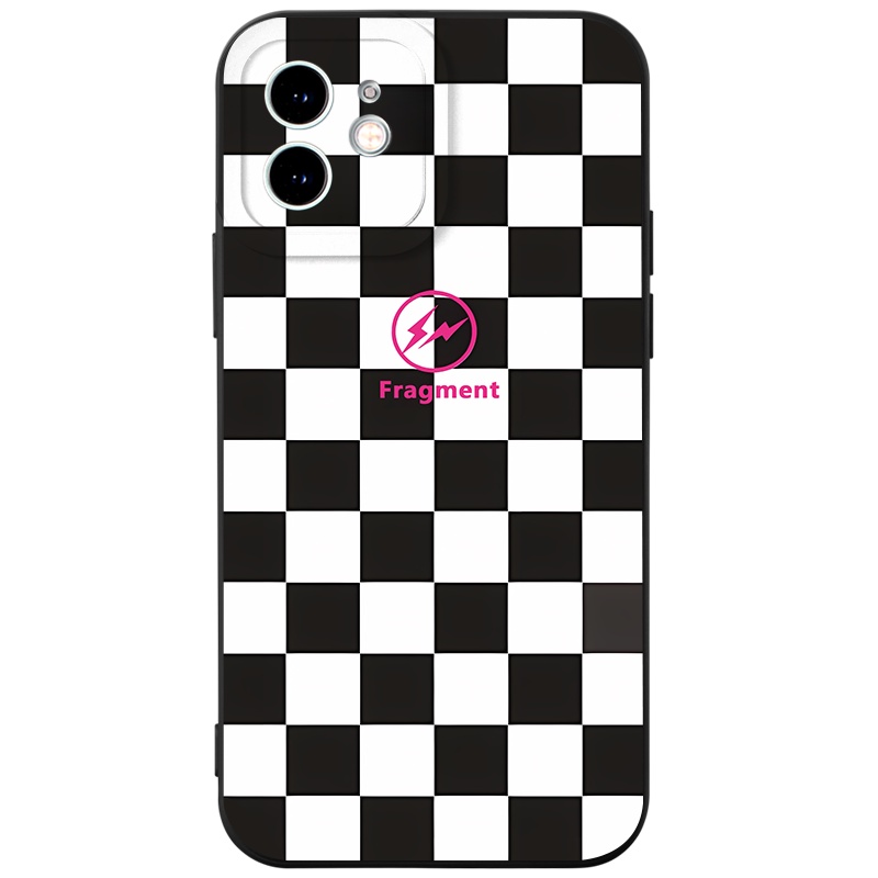 Ốp lưng JURSUE mềm chống bẩn hình độc lạ đen Cho iPhone 14 13 12 11 Pro Max SE 2020 X XR XS 8 7 ip 6S 6 Plus Y2347