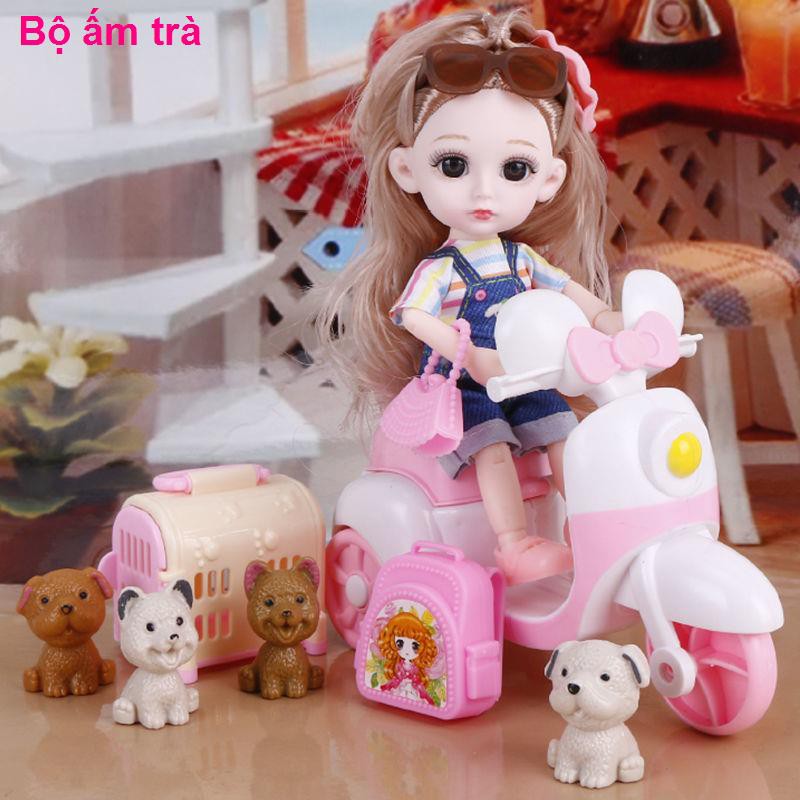 đồ chơi nhà bếpBarbie big suit girl công chúa baby cute búp bê bjd trẻ em đồ chơi cho bé gái 3 6 tuổi món quà