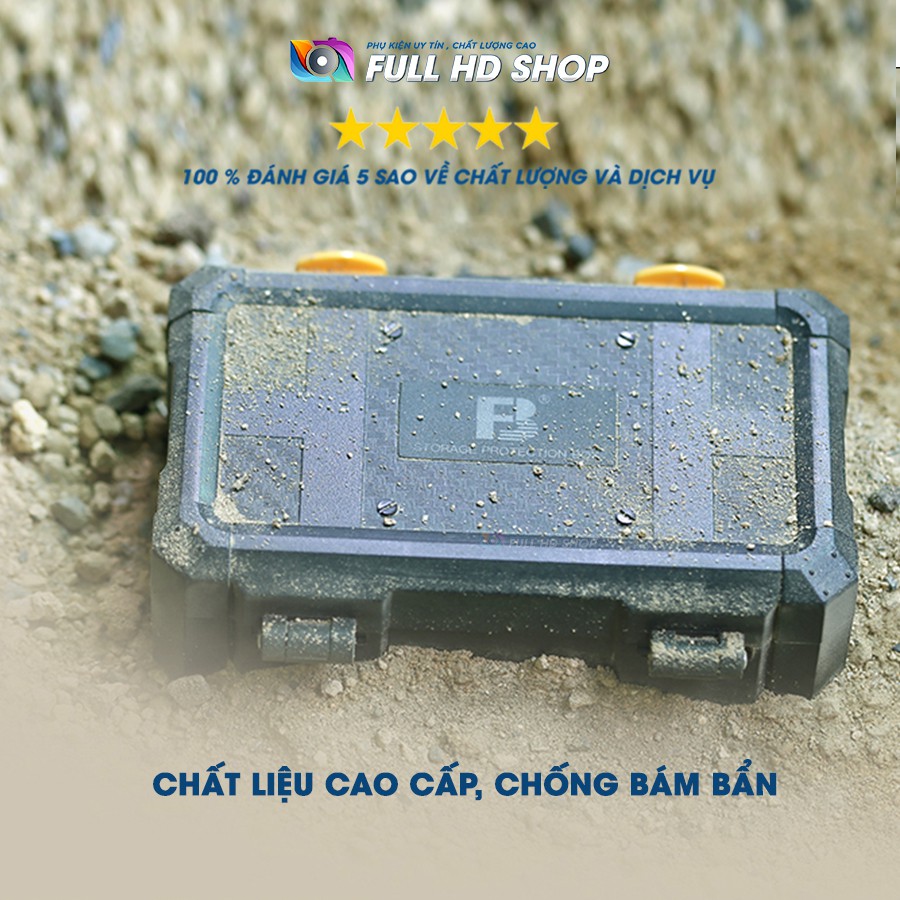 Hộp Đựng Thẻ Nhớ Chống Nước, Chống Va Đập - Bảo vệ thẻ nhớ và pin máy ảnh tuyệt đối - Full HD Shop