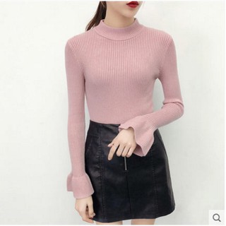 ÁO LEN NỮ CỔ 3 PHÂN TAY XÒE