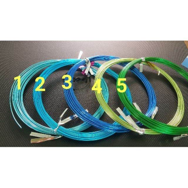 Dây nhôm xi màu 1mm ( cuộn 5m)