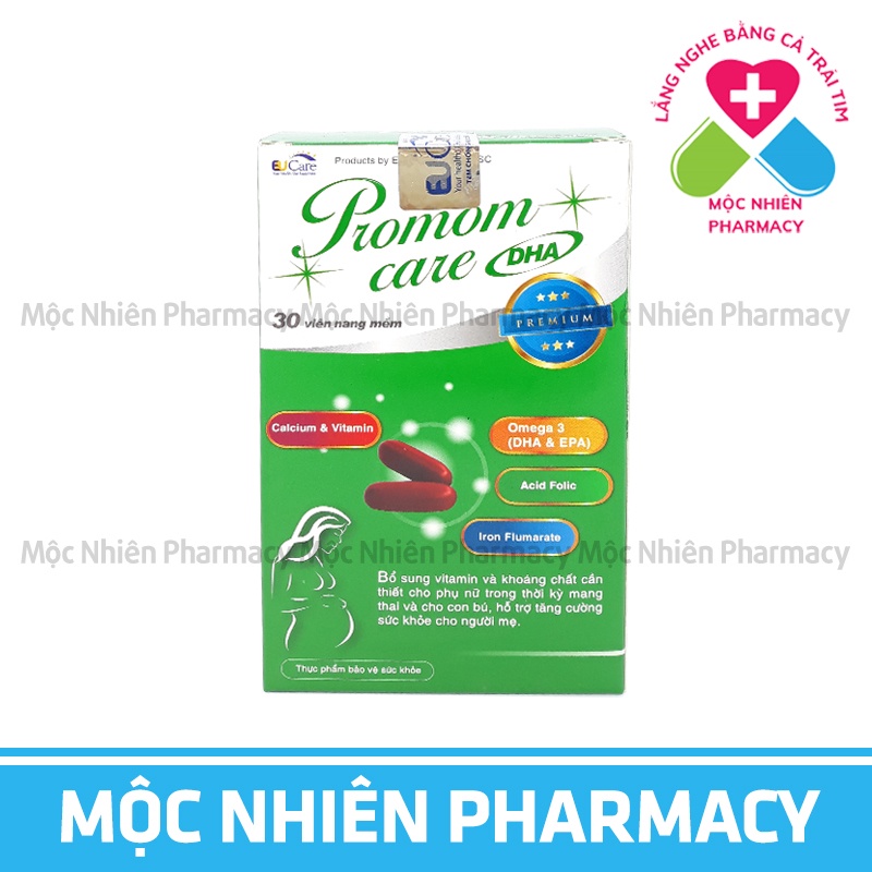 Vitamin Bầu, Bổ Sung Vitamin Cho Mẹ, Promom Care DHA, Mẹ Khoẻ, Bé Thông Minh