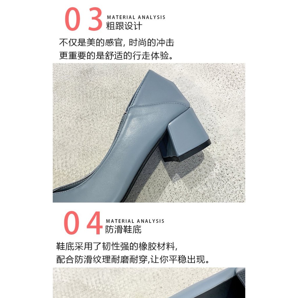 Giày Cao Gót Mũi Vuông Thời Trang Mùa Xuân 2021 Cho Nữ | BigBuy360 - bigbuy360.vn