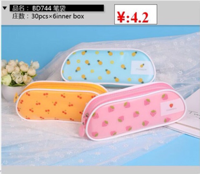 Ví 177 Đựng Đồ Dùng Học Sinh Nam Nữ Có 1 Ngăn Chất Tráng Da .