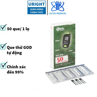 Hộp 25 que thử đường huyết uright td 4279 - que thử tiểu đường uright td 4279
