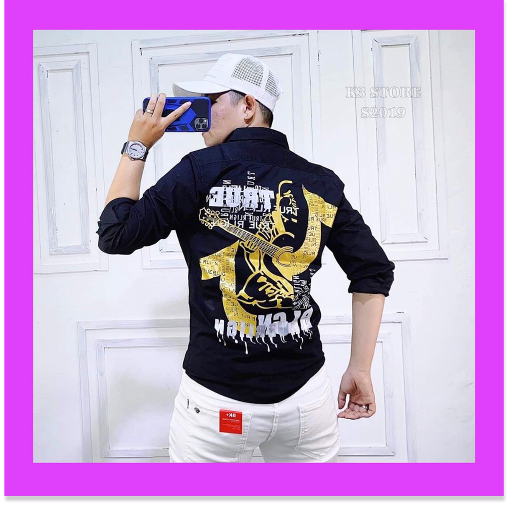 Áo sơ mi nam cao cấp chất lụa kate sang trọng hiện đại hàng hiếm &lt;3 HP