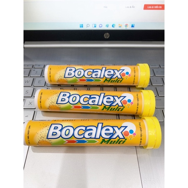 Bocalex - Viên Sủi Bổ Sung Vitamin C,Multivitamin ,Mùi Vị Thơm Ngon- Tăng Cường Đề Kháng.