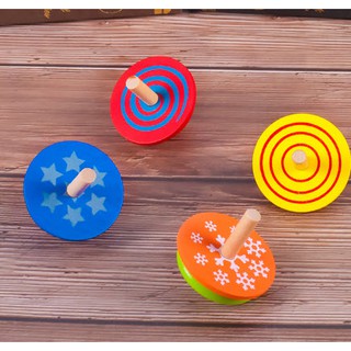 Con Quay Gỗ Cho Bé Đồ Chơi Gỗ Montessori