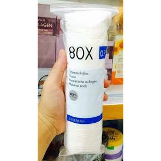 [Có Sẵn] Bông Tẩy Trang Zeeman 80 Miếng - Hàng Hà Lan