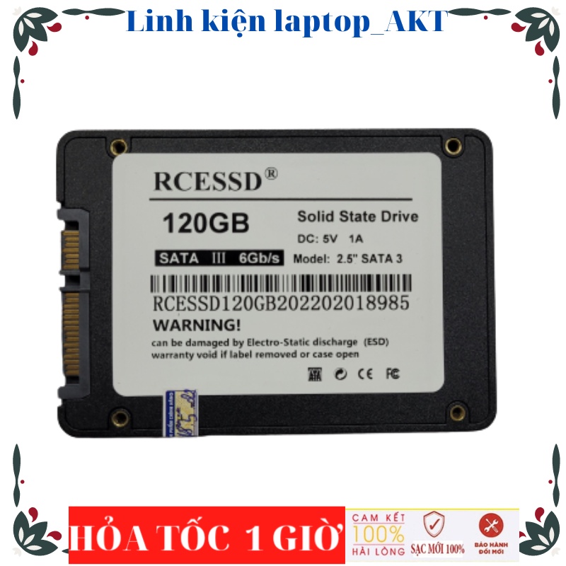 Ổ cứng SSD RCESSD RCE 120GB, 240GB, 512GB SMV Sata III, Ổ cứng INTEL, SAMSUNG chính hãng