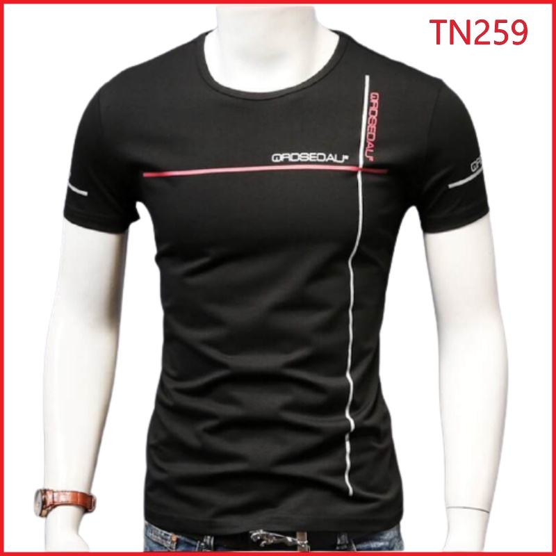 Áo thun nam TN259 tay ngắn hàn quốc hot rẻ đẹp vải sợi tre tổng hợp nhiều màu