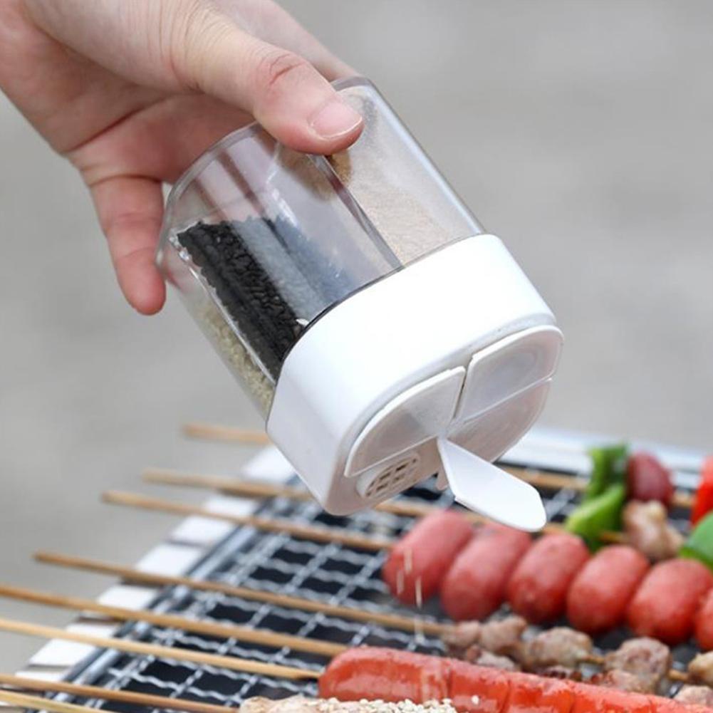 Hũ Đựng Gia Vị Bằng Nhựa Trong Suốt 4 Trong 1 O7W2