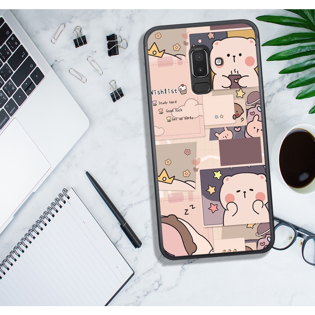 Ốp Lưng SAMSUNG A6 Plus - A8 Plus - J6 Plus - J8 , In Hình Sinh Động, Dễ Thương, Màu Sắc Cá Tính..