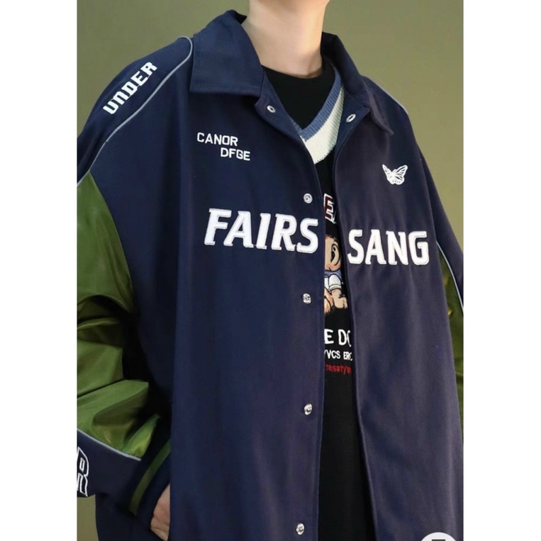 (Free Ship) Áo Khoác Bomber Nam PHối Viền Phát Sáng Cao Cấp Nút Bấm Hàng Cao Cấp Shop VLTN