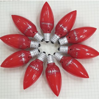 Bóng led trái ớt đỏ 1w e12