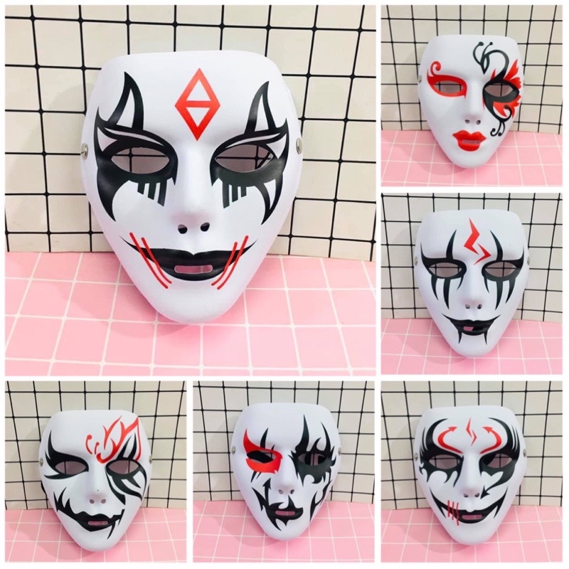 Mặt nạ vẽ hoá trang cosplay chơi trung thu HALOWEEN