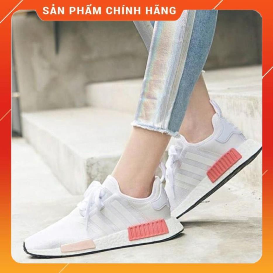 Giày Sneaker Nữ Adidas NMD R1 trắng hồng (fullbox+freeship) VH1